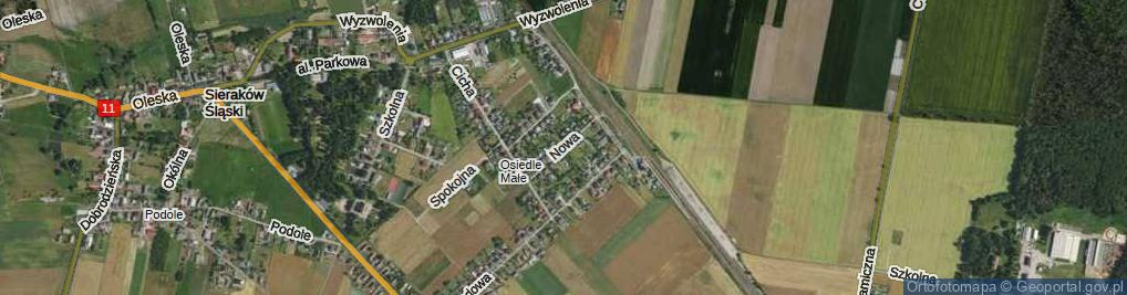 Zdjęcie satelitarne Nowa ul.